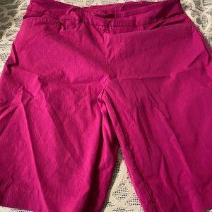 Pink Bermuda shorts